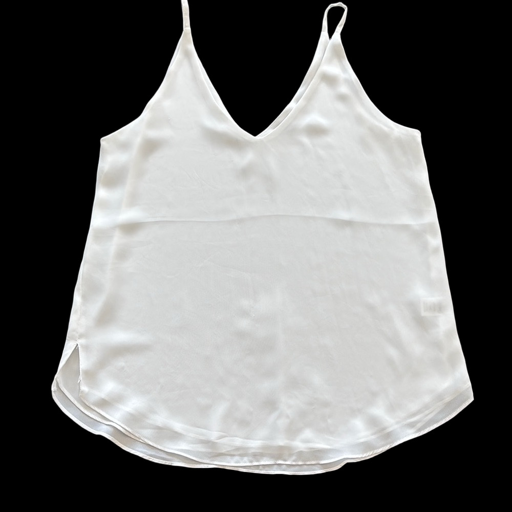 SzM Kismet Elegant creamy White Women's Camisole Top GUC